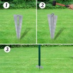 vidaXL Euro gard, verde, 25 x 1,2 m, oțel