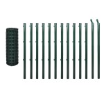 vidaXL Euro gard, verde, 25 x 1 m, oțel vidaXL Euro gard, verde, 25 x 1 m, oțel