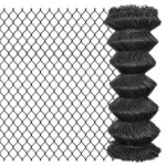 vidaXL Gard plasă de sârmă, gri, 25 x 1 m, oțel vidaXL Gard plasă de sârmă, gri, 25 x 1 m, oțel