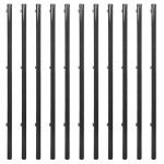 vidaXL Gard plasă de sârmă cu țăruși, gri, 0,8 x 25 m vidaXL Gard plasă de sârmă cu țăruși, gri, 0,8 x 25 m