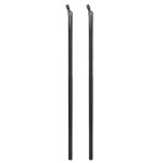 vidaXL Gard plasă de sârmă cu țăruși, gri, 0,8 x 25 m vidaXL Gard plasă de sârmă cu țăruși, gri, 0,8 x 25 m