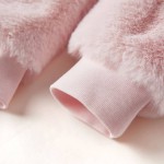 Geacă pentru copii din blană artificială, roz deschis, 128 Geacă pentru copii din blană artificială, roz deschis, 128