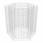 vidaXL Strat înălțat gabion hexagonal, 100 x 90 x 100 cm