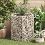 vidaXL Strat înălțat gabion hexagonal, 100 x 90 x 100 cm