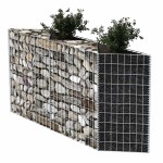 vidaXL Coș gabion, 120 x 30 x 100 cm, oțel galvanizat