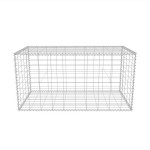 vidaXL Coș gabion, 100 x 50 x 50 cm, oțel galvanizat