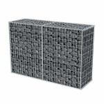 vidaXL Coș gabion, 150 x 50 x 100 cm, oțel galvanizat