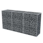 vidaXL Coș gabion, 200 x 50 x 100 cm, oțel galvanizat