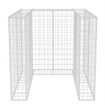 vidaXL Gabion unic îngrădire pubelă, oțel, 110 x 100 x 120 cm vidaXL Gabion unic îngrădire pubelă, oțel, 110 x 100 x 120 cm