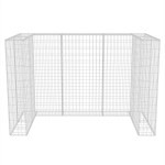 vidaXL Gabion dublu îngrădire pubelă, oțel, 180 x 100 x 120 cm