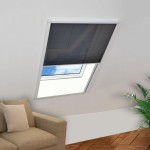 vidaXL Ecran insecte pentru ferestre, aluminiu, 80x120 cm vidaXL Ecran insecte pentru ferestre, aluminiu, 80x120 cm