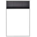 vidaXL Ecran insecte pentru ferestre, aluminiu, 80x120 cm vidaXL Ecran insecte pentru ferestre, aluminiu, 80x120 cm
