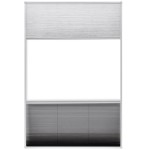 vidaXL Ecran insecte pentru ferestre, cu umbrar, aluminiu, 80x120 cm vidaXL Ecran insecte pentru ferestre, cu umbrar, aluminiu, 80x120 cm