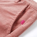 Pantaloni pentru copii din velur, roz antichizat, 140 Pantaloni pentru copii din velur, roz antichizat, 140