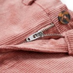 Pantaloni pentru copii din velur, roz antichizat, 140 Pantaloni pentru copii din velur, roz antichizat, 140