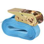 vidaXL Chingi fixare cu clichet 4 buc, 0,8 tone, 6 m x 25 mm, albastru vidaXL Chingi fixare cu clichet 4 buc, 0,8 tone, 6 m x 25 mm, albastru