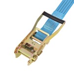 vidaXL Chingi fixare cu clichet, 4 buc, 4 tone, 8 m x 50 mm, albastru vidaXL Chingi fixare cu clichet, 4 buc, 4 tone, 8 m x 50 mm, albastru