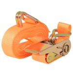 vidaXL Chingi fixare cu clichet, 10 buc, 0,4 tone, 6mx25mm, portocaliu vidaXL Chingi fixare cu clichet, 10 buc, 0,4 tone, 6mx25mm, portocaliu