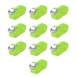 vidaXL Curele 10 buc, 0,25 tone, 5 m x 25 mm, verde fluorescent vidaXL Curele 10 buc, 0,25 tone, 5 m x 25 mm, verde fluorescent