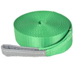vidaXL Coardă echilibru, 15 m x 50 mm, 150 kg, verde