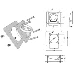 vidaXL Inele ancorare pentru remorcă 8 buc, oțel galvanizat, 2000 kg vidaXL Inele ancorare pentru remorcă 8 buc, oțel galvanizat, 2000 kg