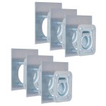 vidaXL Inele ancorare pentru remorcă 6 buc, oțel galvanizat, 2000 kg vidaXL Inele ancorare pentru remorcă 6 buc, oțel galvanizat, 2000 kg