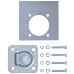 vidaXL Inele ancorare pentru remorcă 6 buc, oțel galvanizat, 2000 kg vidaXL Inele ancorare pentru remorcă 6 buc, oțel galvanizat, 2000 kg