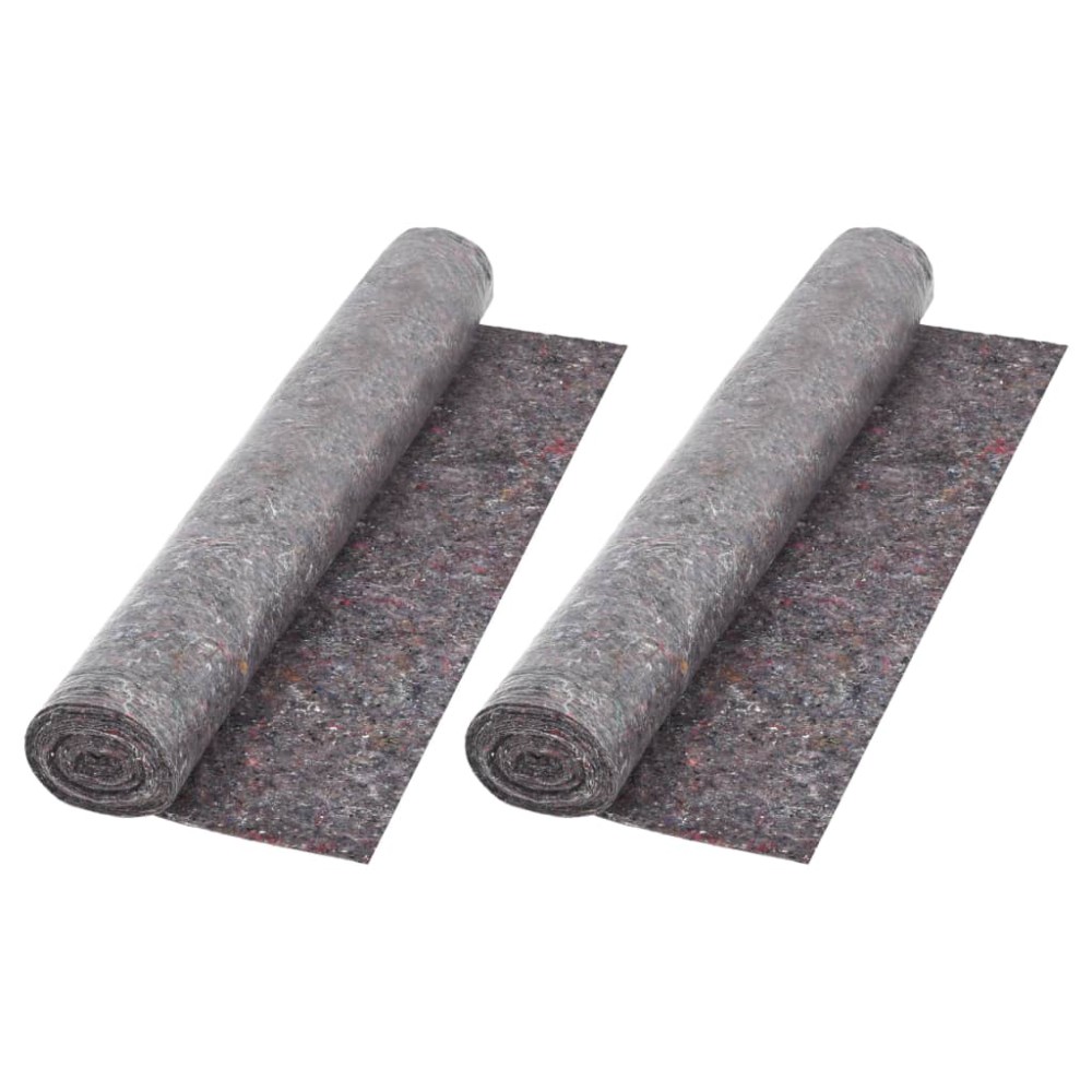 vidaXL Protecție antiderapantă podea zugravi 2 buc, 50m, 180g/m², gri