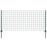 vidaXL Gard Euro, verde, 20 x 0,8 m, oțel vidaXL Gard Euro, verde, 20 x 0,8 m, oțel