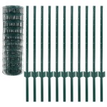 vidaXL Gard Euro, verde, 20 x 0,8 m, oțel vidaXL Gard Euro, verde, 20 x 0,8 m, oțel