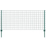 vidaXL Gard Euro, verde, 20 x 1,2 m, oțel vidaXL Gard Euro, verde, 20 x 1,2 m, oțel