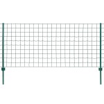 vidaXL Gard Euro, verde, 20 x 0,8 m, oțel vidaXL Gard Euro, verde, 20 x 0,8 m, oțel