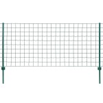 vidaXL Gard Euro, verde, 20 x 1,2 m, oțel vidaXL Gard Euro, verde, 20 x 1,2 m, oțel