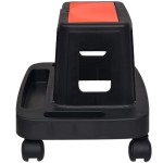 vidaXL Scaun de atelier mobil cu depozitare, 150 kg vidaXL Scaun de atelier mobil cu depozitare, 150 kg