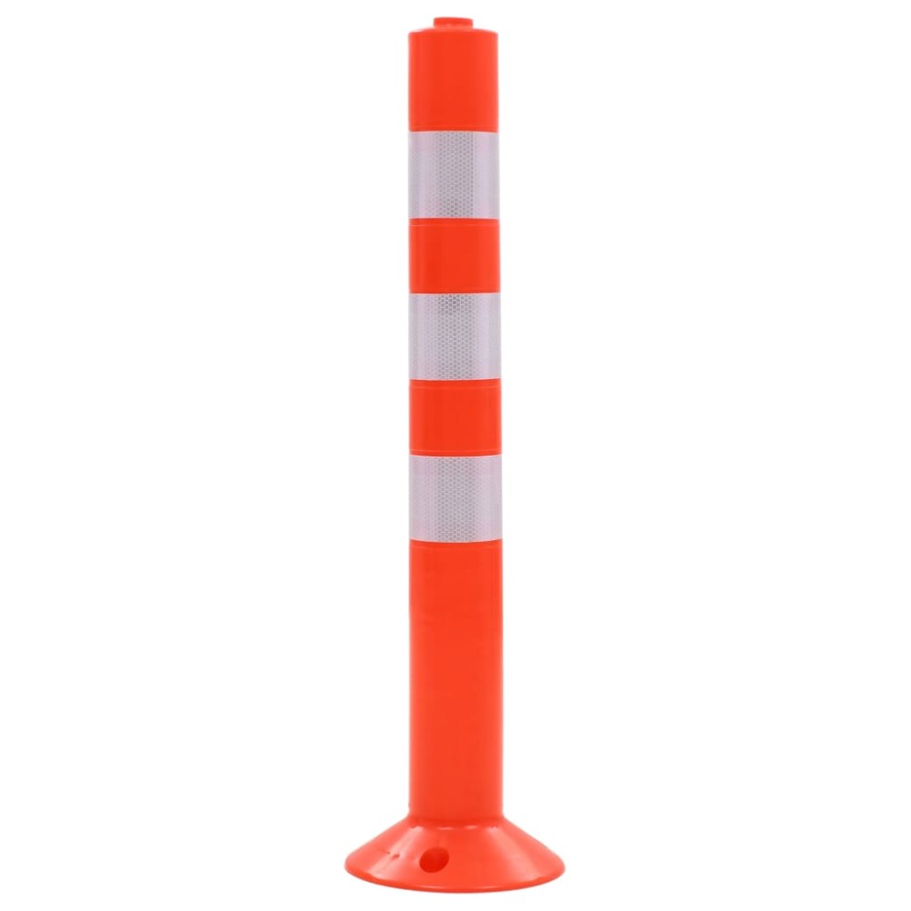 vidaXL Baliză control trafic, 2 buc., plastic, 75 cm