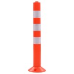 vidaXL Baliză control trafic, 2 buc., plastic, 75 cm vidaXL Baliză control trafic, 2 buc., plastic, 75 cm