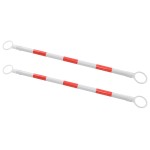 vidaXL Baliză rutieră retractabilă, 2 buc., 116-197 cm, plastic vidaXL Baliză rutieră retractabilă, 2 buc., 116-197 cm, plastic