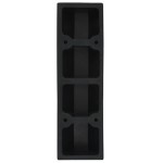 vidaXL Limitatoare parcare, 2 buc., 49x15x9 cm, cauciuc vidaXL Limitatoare parcare, 2 buc., 49x15x9 cm, cauciuc