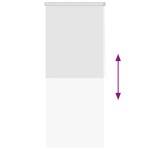 vidaXL Roletă perdea de duș 80x240 cm Alb vidaXL Roletă perdea de duș 80x240 cm Alb