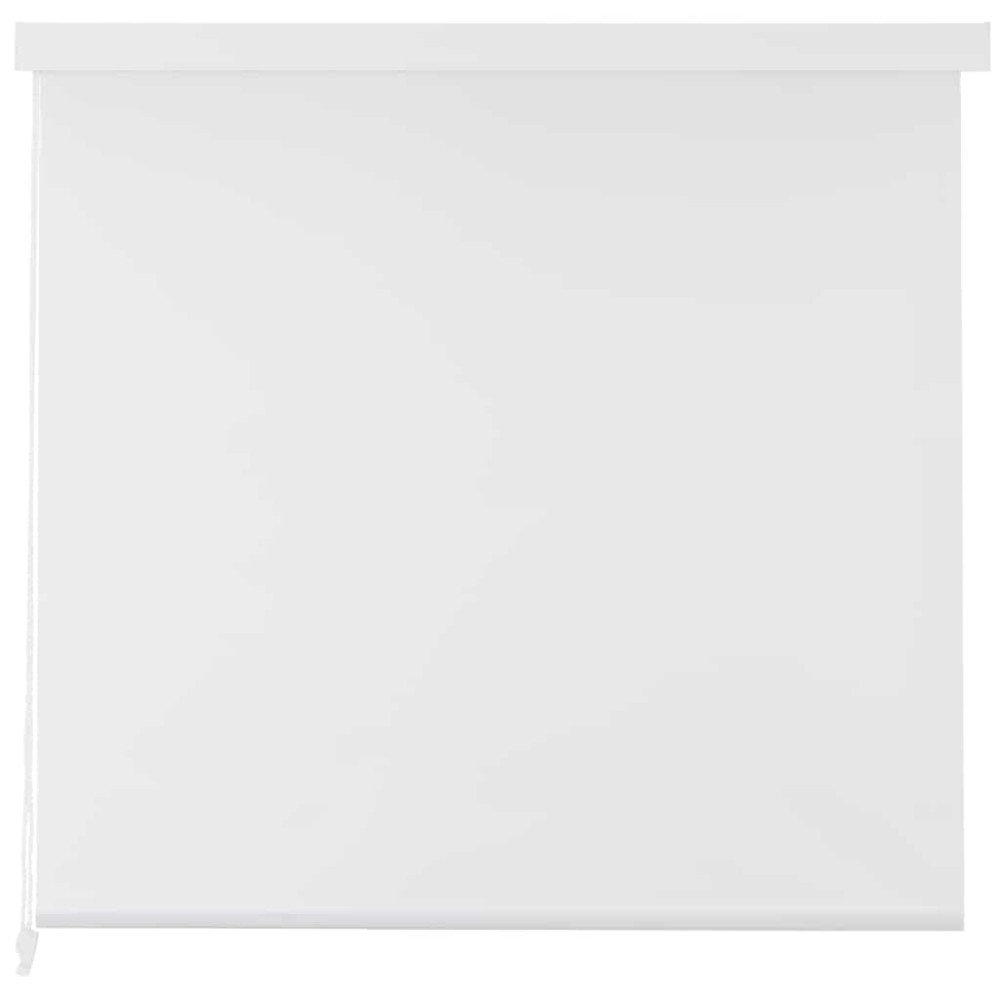 vidaXL Roletă perdea de duș 140x240 cm Alb
