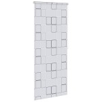 vidaXL Jaluzea roletă de duș 80x240 cm Model pătrate vidaXL Jaluzea roletă de duș 80x240 cm Model pătrate