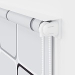 vidaXL Jaluzea roletă de duș 80x240 cm Model pătrate vidaXL Jaluzea roletă de duș 80x240 cm Model pătrate