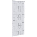 vidaXL Jaluzea roletă de duș, model pătrate, 120x240 cm vidaXL Jaluzea roletă de duș, model pătrate, 120x240 cm