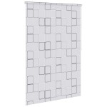 vidaXL Jaluzea roletă de duș, model pătrate, 140x240 cm vidaXL Jaluzea roletă de duș, model pătrate, 140x240 cm