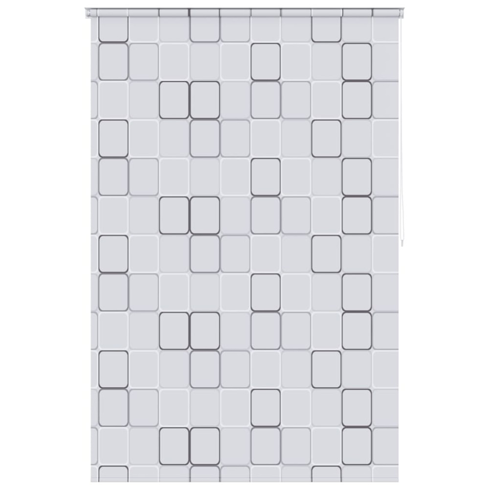 vidaXL Roletă perdea de duș 160x240 cm Model pătrate