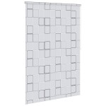 vidaXL Roletă perdea de duș 160x240 cm Model pătrate vidaXL Roletă perdea de duș 160x240 cm Model pătrate