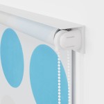 vidaXL Roletă perdea de duș 80x240 cm Model cercuri vidaXL Roletă perdea de duș 80x240 cm Model cercuri