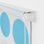 vidaXL Jaluzea roletă de duș, model cu cercuri, 100x240 cm vidaXL Jaluzea roletă de duș, model cu cercuri, 100x240 cm