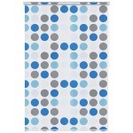 vidaXL Roletă perdea de duș 160x240 cm Model cercuri vidaXL Roletă perdea de duș 160x240 cm Model cercuri
