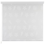 vidaXL Roletă perdea de duș 80x240 cm Model stea de mare vidaXL Roletă perdea de duș 80x240 cm Model stea de mare